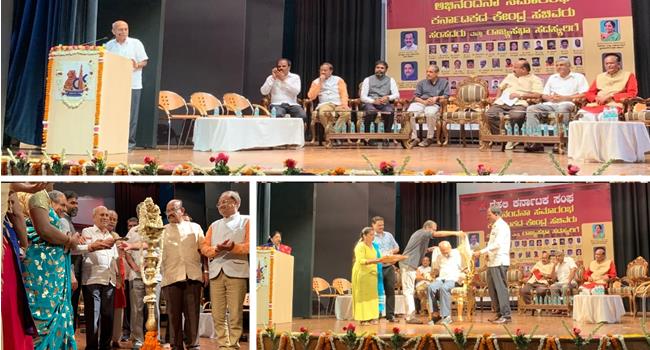 Dr. Prabhakar Kore was honored by the Delhi Karnataka Sangha