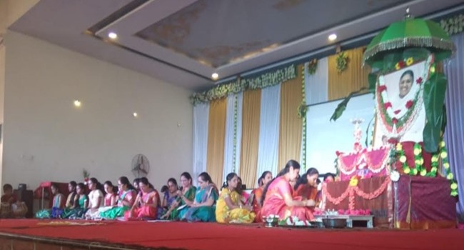 Guru Purnima Ceremony at Belagavi Amrutha Vidhyalaya