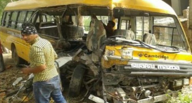 3 students killed after school bus overturns in Telangana