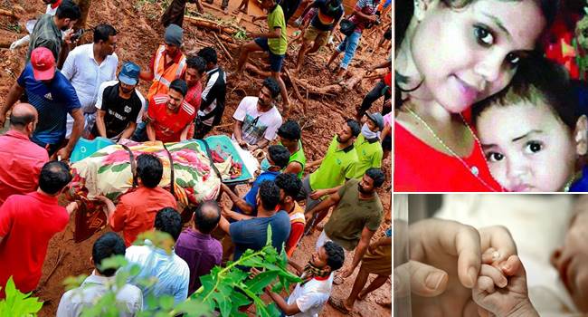 Mother held infant son's hand tight even in death in flood hit Kerala