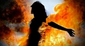 WOMAN SET ON FIRE BY BROTHER-IN-LAW